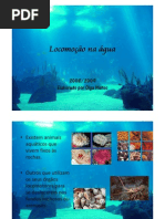 Locomoção na água