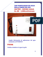 Ozone Agua100l Manual