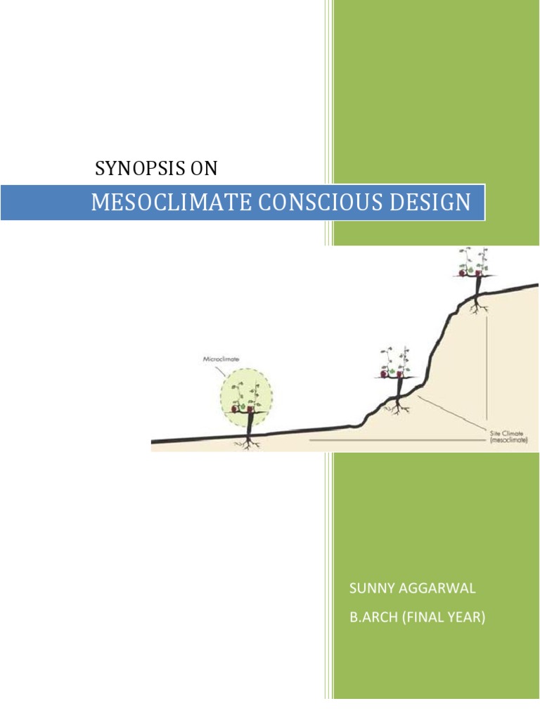 Meso Climate in Sustainable Design | PDF | Topography | Sustainability