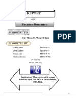 Law Report12 On Corporate Governance