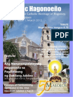 Catholic Hagonoeño: Looking Into The Catholic Heritage of Hagonoy, Bulacan, Philippines (Volume 1, Issue 1, March 2012)