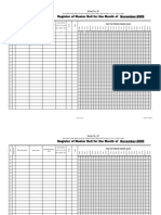 Attendance Register