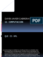 Daybi Javier Cabrera Mora: 11 Computacion