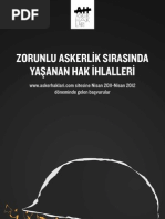 Asker Hakları Raporu - Zorunlu Askerlik Sırasında Yaşanan Hak İhlalleri