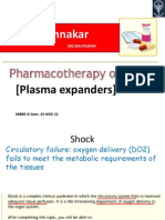 Shock &) Plasma Expanders, MBBS 2012