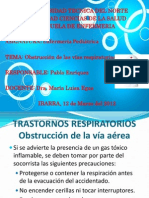 Obtrucción de Las Vías Respiratorias