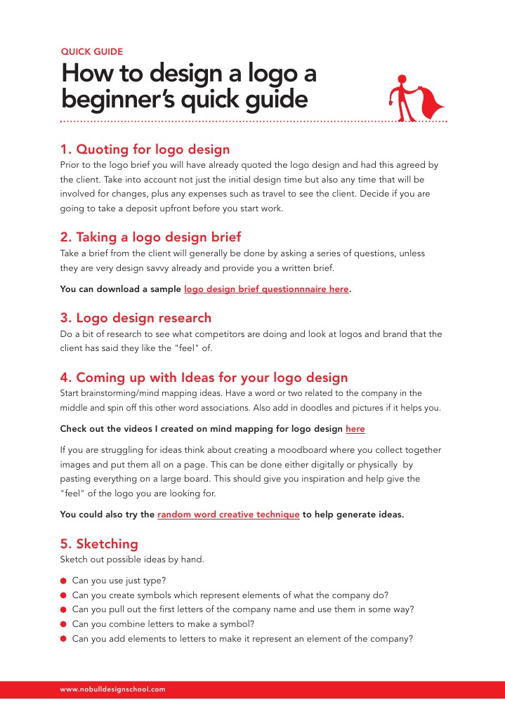 Logo Design Process Guide | PDF | Adobe Illustrator | Logos