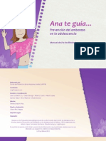 Ana te guia - Guía del facilitador/a para la prevención del embarazo en la adolescencia