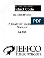 2012-2013 Code of Conduct