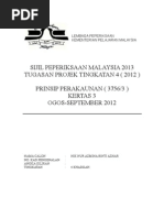 Projek Prinsip Perakaunan Tingkatan 4 (SPM 2013)