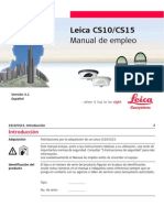 Leica CS10 CS15 UserManual Es