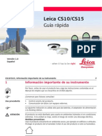 Leica CS10 CS15 QuickGuide Es