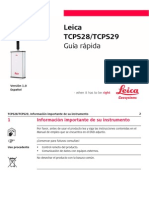 Leica TCPS28 TCPS29 QuickGuide Es