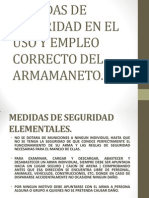 Medidas de Seguridad en El Uso y Empleo