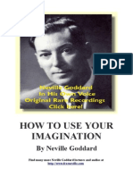 How To Use Your Imagination - The Secret by Neville Goddard