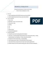 Proposal Penelitian Biologi