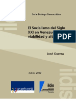 Socilalismo Del Siglo Xxi en Venezuela Viabilidad y Alternativa