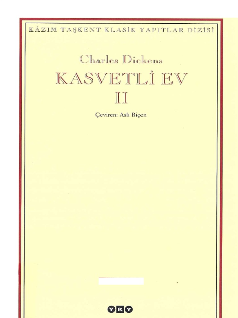 Charles Dickens Kasvetli Ev 2 PDF 