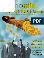 Econonia Colombiana No 336 - Publicacion de La Contraloria General de La Republica