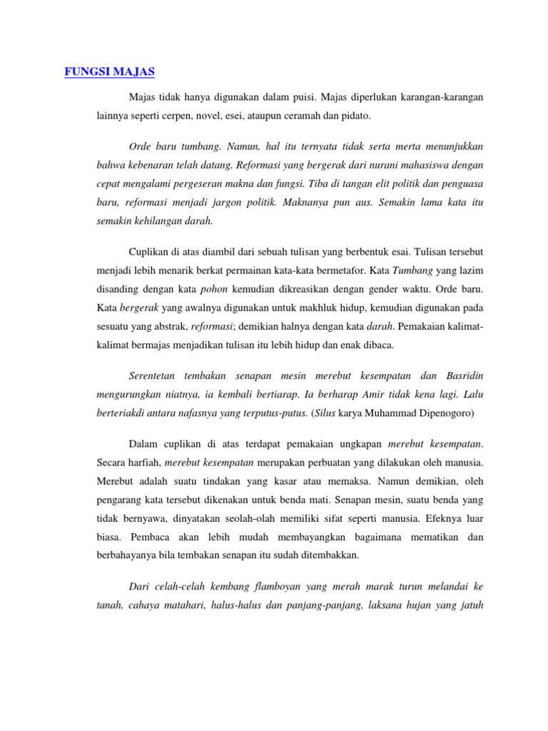 Fungsi Majas Pdf