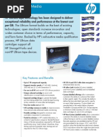HP LTO Media Data Sheet