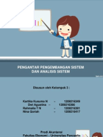 Pengantar Pengembangan Sistem Dan Analisis Sistem