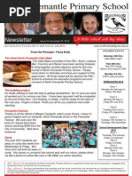 Download NFPS Newsletter Issue 20 Nov 232012 by North Fremantle Primary School SN114185947 doc pdf