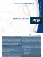Employee Stock Option Plan (ESOP) Valuation