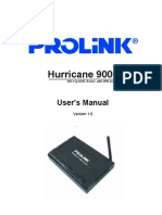 Prolink h9000G User Manual