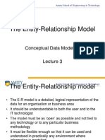 The Entity-Relationship Model: Conceptual Data Modeling