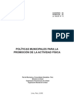 Politicas Municipales para La Promoción de La AF - Peru