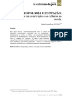 Culturas na escola: interfaces entre antropologia e educação