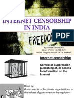 Internet Censorship by Ronak