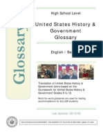 US History Government Bilingual Glossary Bengali-English