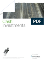 Investec Private Bank Cash Investments Fact Sheet