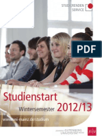 Studienstart WiSe 2012 13 PDF