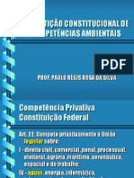 Reparticao Constitucional de Competenciais Ambientais