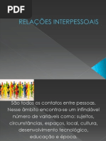 RELAÇÕES INTERPESSOAIS