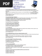 Concursul de Informatica Aplicata