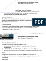 Policies Forming The Foundation of The 1994 Clarksburg Master Plan