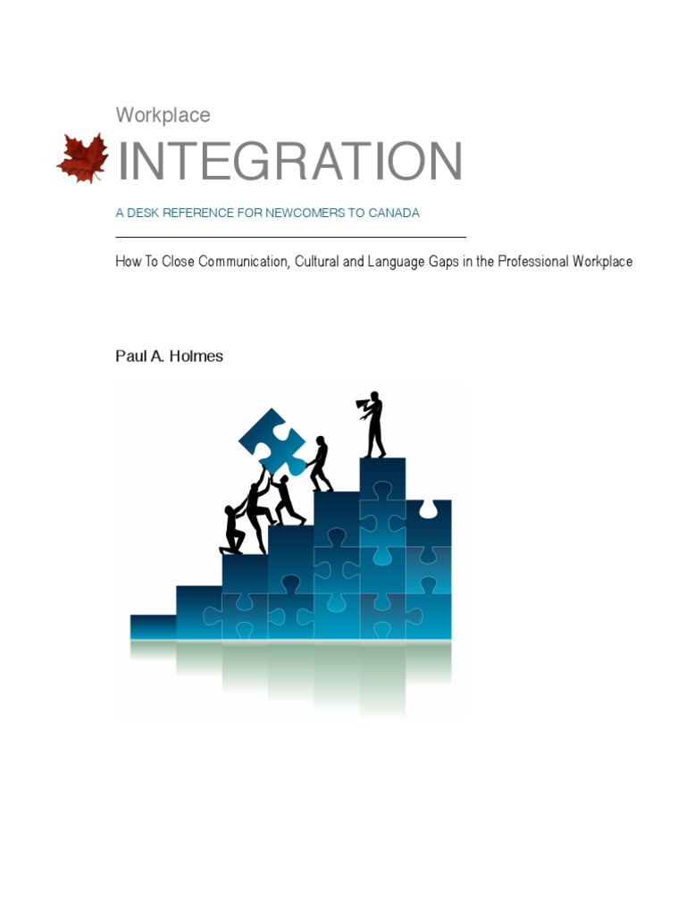 Workplace Integration - A Desk Reference For Newcomers To Can | PDF ...