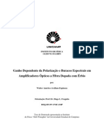 Amplificador de Fibra Dopado Com Erbium