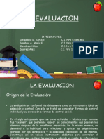 Presentation the Evaluation