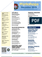 FFSC Workshop Calendar December 2012