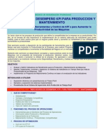 Kpi para Produccion y Mantenimiento PDF