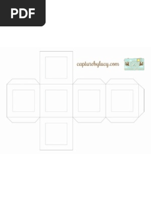 Printable Photo Cube
