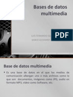 Bases de Datos Multimedia