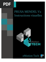 Download Prusa Mendel V2 Visual Instructions FRENCH by eMotion Tech SN114246204 doc pdf