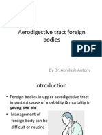 Aerodigestive Tract Foreign Bodies