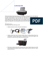 Cara Pasang Infus Printer HP Deskjet 1000